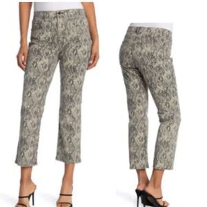 NWT Veronica Beard Grey Snake Jeans